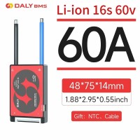 BMS БМС DALY 16S 24V 60A за 18650 литиево-йонна батерия BMS БМС DALY 16S 24V 60A за 18650 литиево-йонна батерия