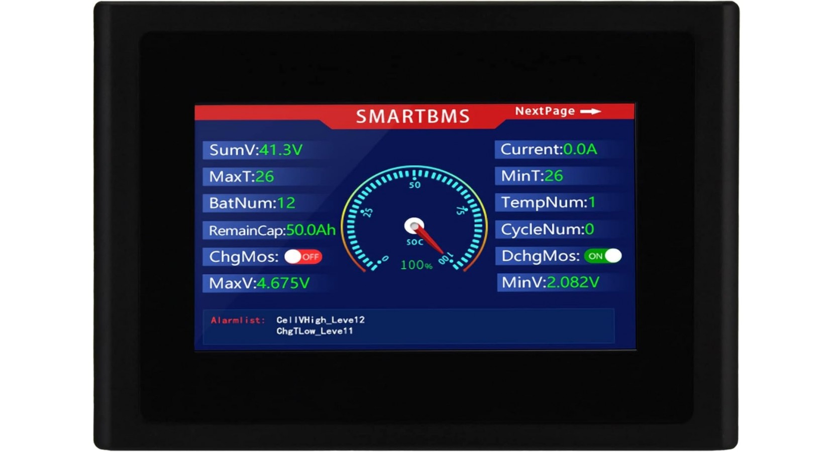 Daly BMS LCD Display 4.3 Inch Daly BMS LCD Display 4.3 Inch