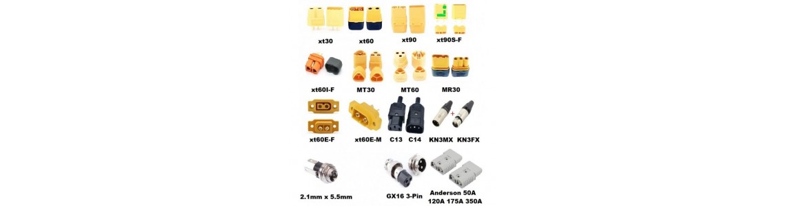 Конектор XT30 XT60 XT90 MR30 MR60 MT30 MR60 Anderson