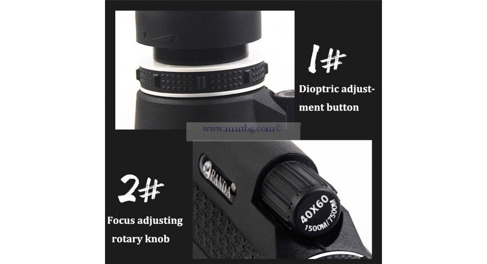 PANDA 40X60 HD Monocular Night Vision Telescope Binoculars - Brand New