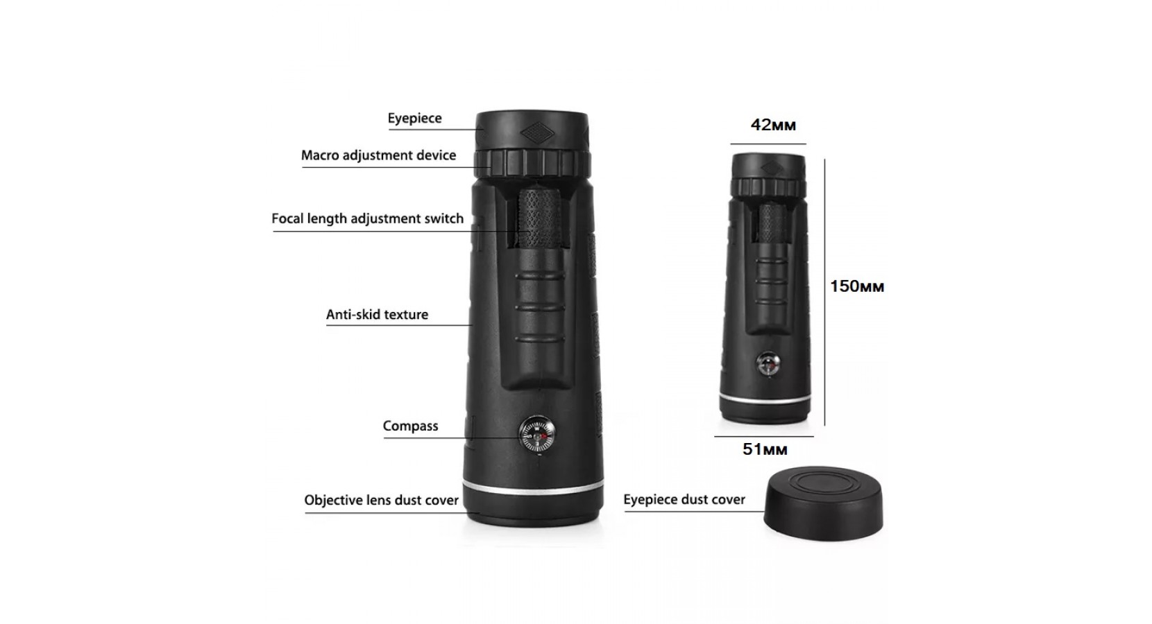 PANDA 40X60 HD Monocular Night Vision Telescope Binoculars - Brand New